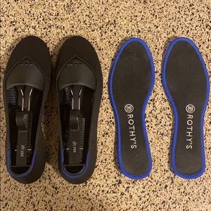 LIKE NEW! Rothy’s Black around Toe Flat Size 8.5